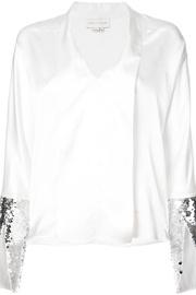  Silk Sequin Blouse