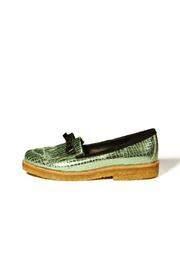  Olimpia Metallic Loafers
