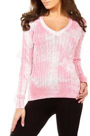  Cableknit V-neck Sweater