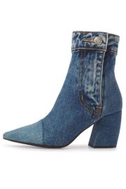  Denim Patchwork Bootie