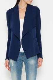  Knit Draped Blazer