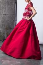 Exotic Red Gown