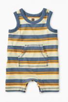  Striped Tank Romper