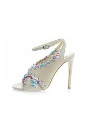  Laced Open-toe Pump