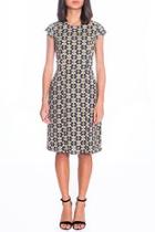  Patterned Flare Dress