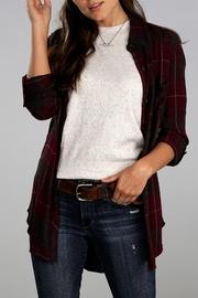  Ekali Plaid Top