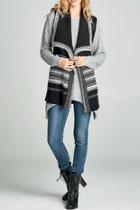  Striped Sweater Vest