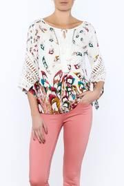  Bohemian Floral Blouse