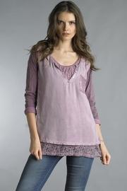 Lace Panel Henley