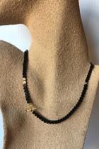  Black Onyx Heart Necklace