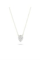  Pave Teardrop Necklace