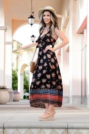  Front Tie Maxi-dress