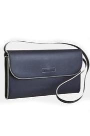 Navy Flap Clutch