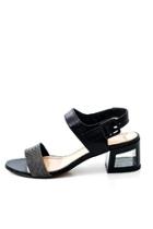  Black Ankle-strap Block-heel