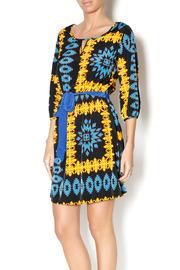  Abstract Keyhole Dress