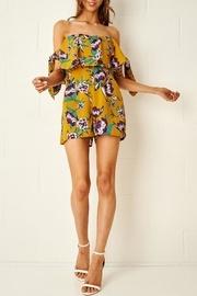  Dita Yellow Floral Playsuit