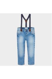  Denim Trousers W/ Suspenders