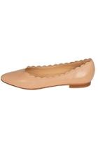  Leather Nude Ballet-flats