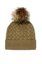  Wool Hat - Raccoon Pom