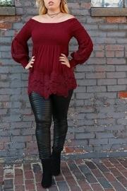  Off-shoulder Smocked Top