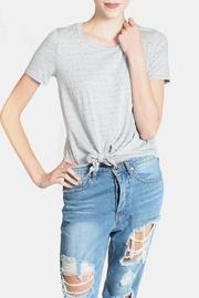  Striped Heather Gray Top