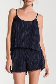  Scarlet Pleated Romper