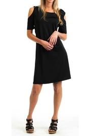  Black Cold-shoulder Dress