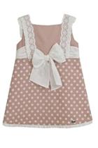  Chocolate Polkadot Dress