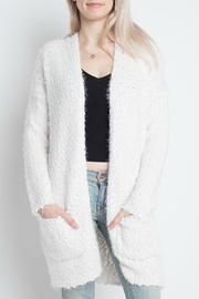  Fuzzy Open Cardigan