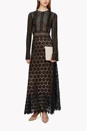  Mixed Lace Maxi Dress