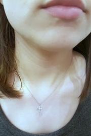  Cz Cross Necklace