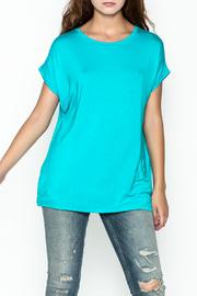  Bright Blue Piko Top