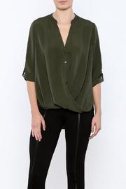  Button Down Drape Top