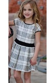  Plaid White Dress