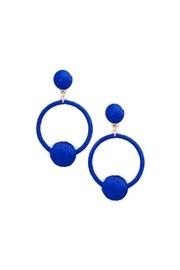  Cobalt Statement Earrings