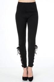  Lace-up Side Leggings