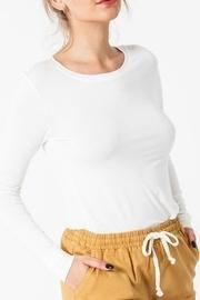  Long-sleeve Solid Top