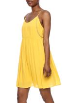  Yellow Strappy Dress