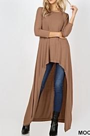  Mocha Highlow Tunic