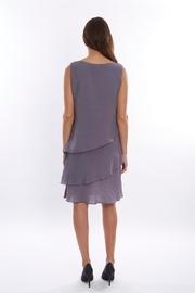  V-neck Layered Dress