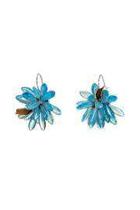  Picasso Blue Bloom Earrings