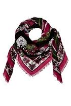  Bordeaux Blooms Square-scarf
