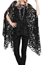 Black Lace Poncho
