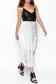  Striped White Skirt