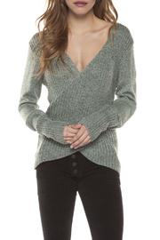  Crossed Sweater Top