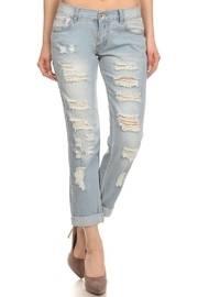 Cassie Distressed Denim Jeans