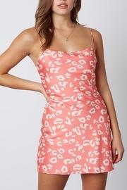  Pink Animal-print Mini-dress
