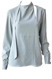 Chalky Pleat Top