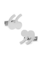  Silver Quotation Cufflinks