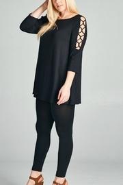  Plus Criss-cross Tunic